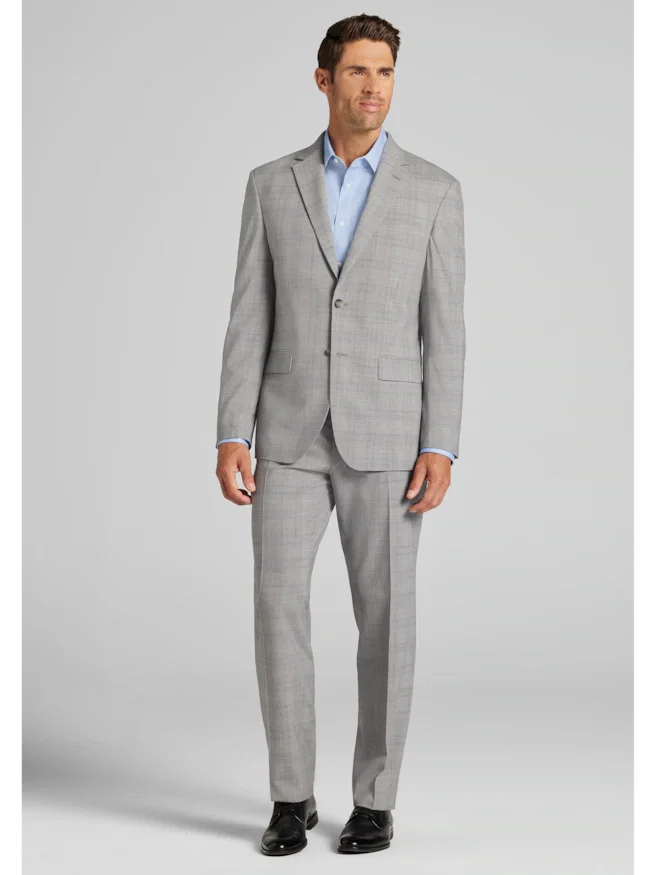 Traveler® COOL<i>MOTION</i> Tailored Fit Plaid Suit Separates Jacket