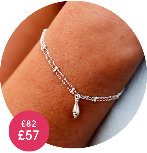 Summer Sale | Seashell Narrative Chain Bracelet