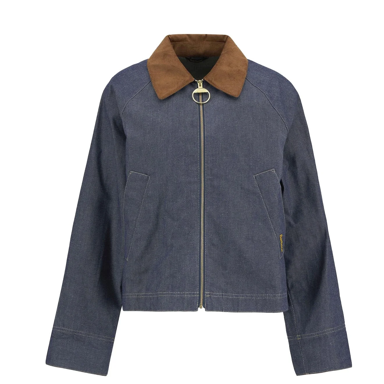Image of Barbour Womens Freckleton Denim Jacket Indigo / Dress