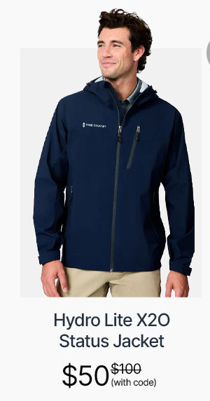 men's hydro lite x2o status jacket