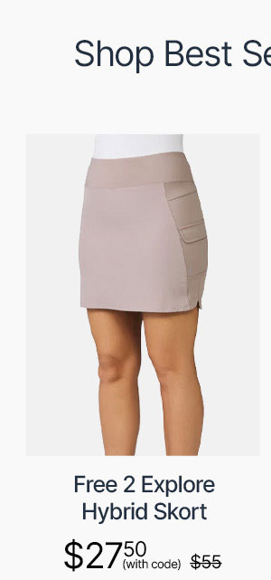 women's free 2 explore hybrid skort