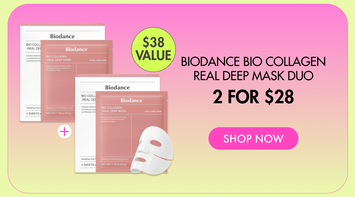 2 Biodance Bio Collagen Real Deep Mask Duo for $28