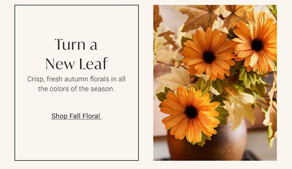 Turn a New Leaf | Shop Fall Floral >