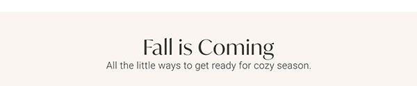Fall is Coming