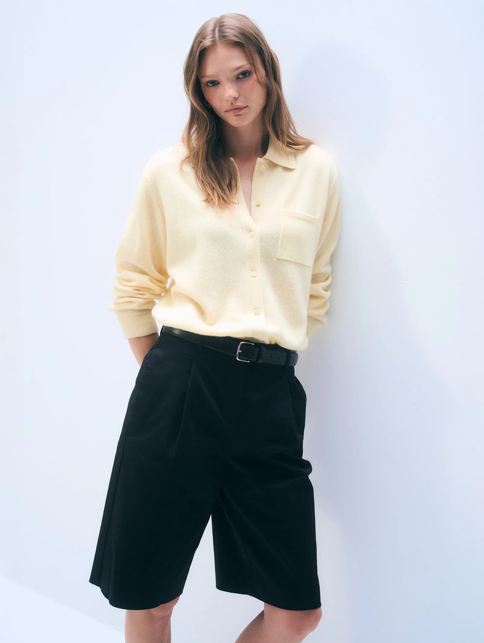 Image of Cashmere Button Down | Lemonade