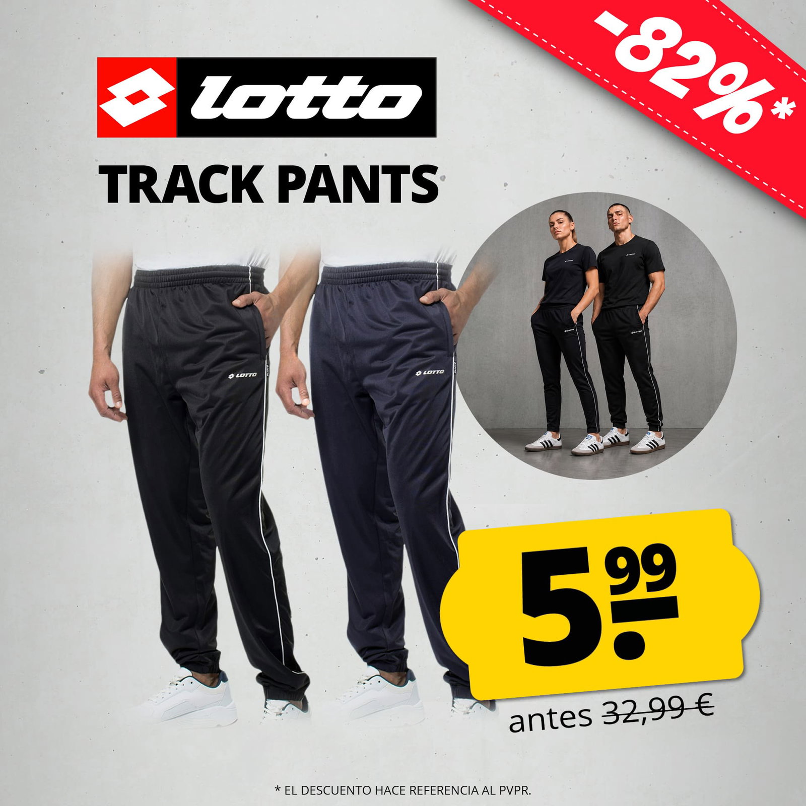 lotto track pants hombre pantalones de chandal