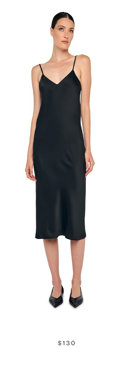 BIAS SLIP DRESS TO MIDCALF