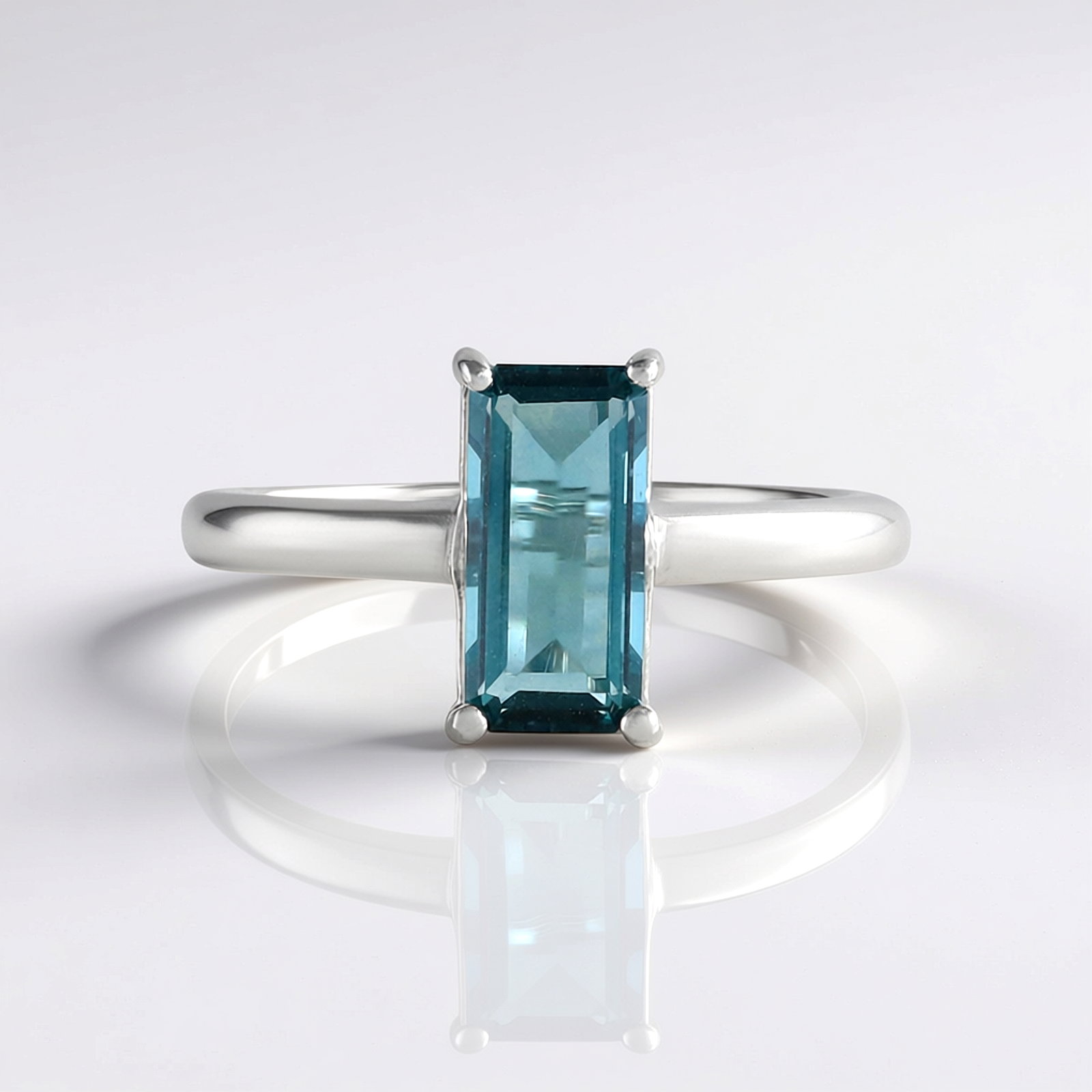 Zilveren Ring met Roségouden Plating en Witte Cambodjaanse Zirkonen – 0,16 ct Geometrisch