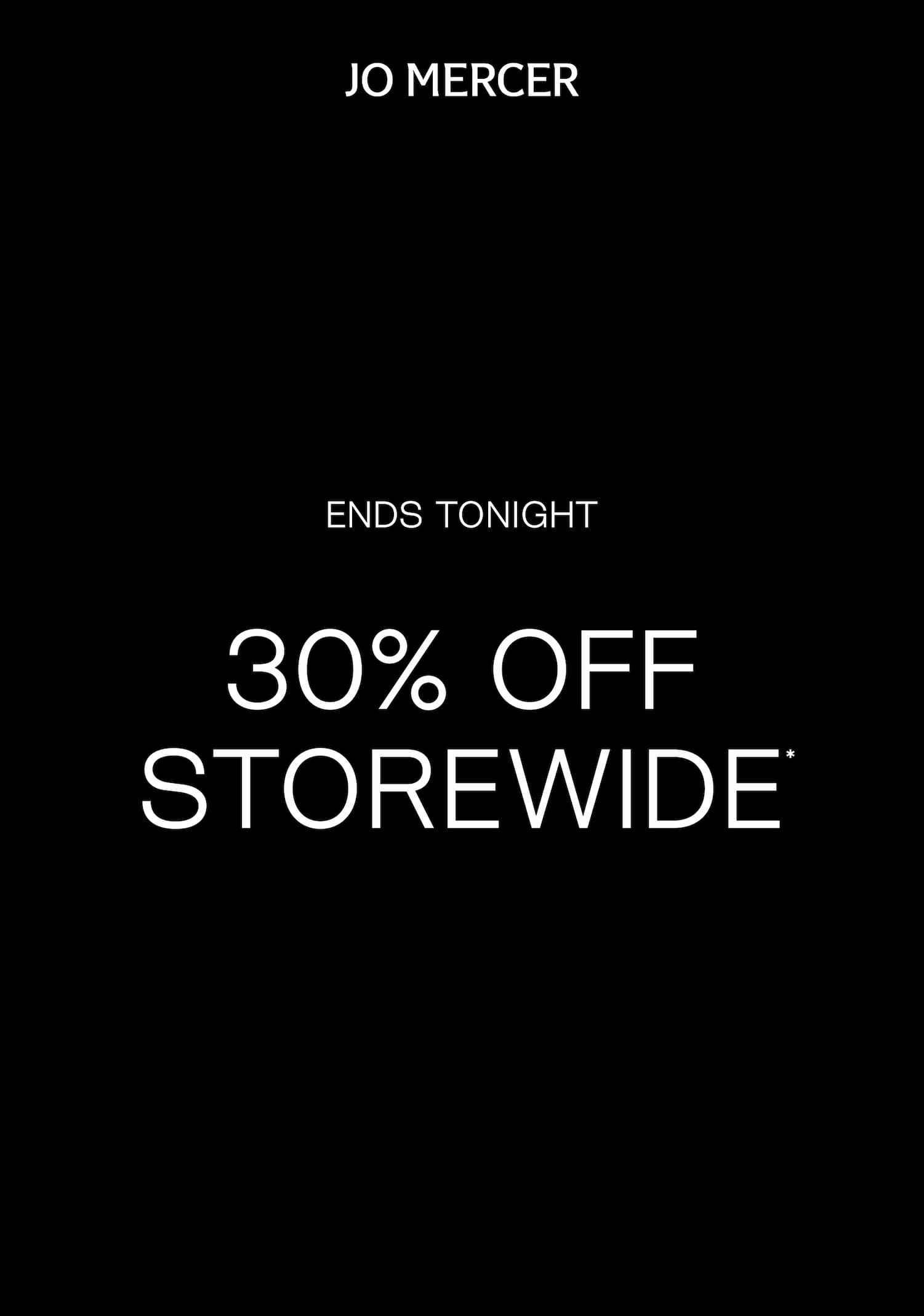 30% Off Storewide