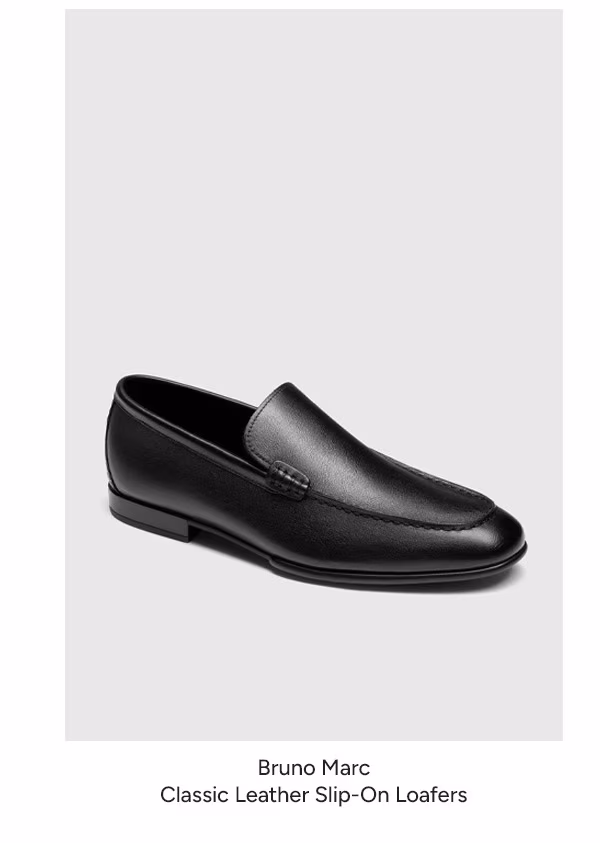 Classic Leather Slip-On Loafers
