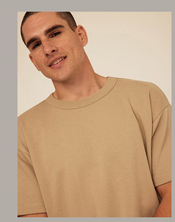 Maxwell Cotton Blend Terry Relaxed Tee