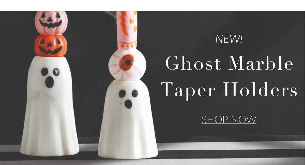 Ghost Marble Taper Holder