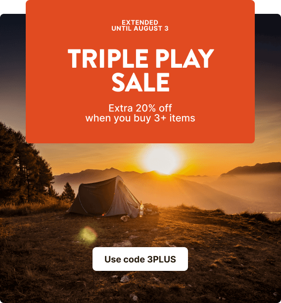 Extra 20% off orders of 3+ items. Extended until August 3.