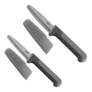 SecureGrip™ Paring Knife set 2 pcs (straight and serrated)