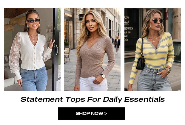 Statement Tops For Daily Essentials