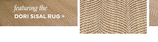 Featuring the Dori Sisal Rug