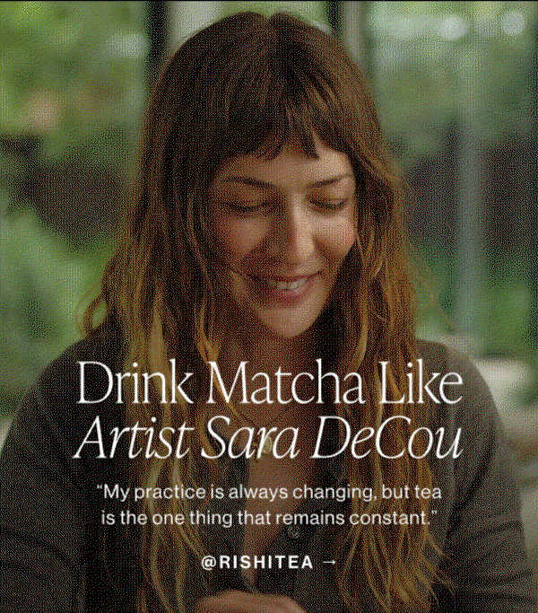 Drink Matcha Like Artist Sara DeCou
