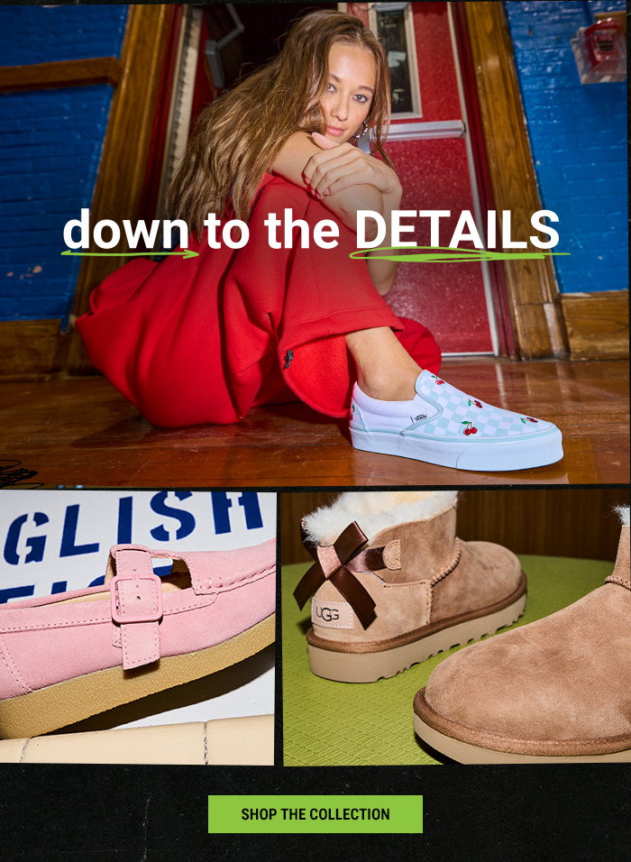 DOWN TO THE DETAILS