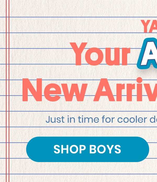 Shop Boys' New Arrivals for August