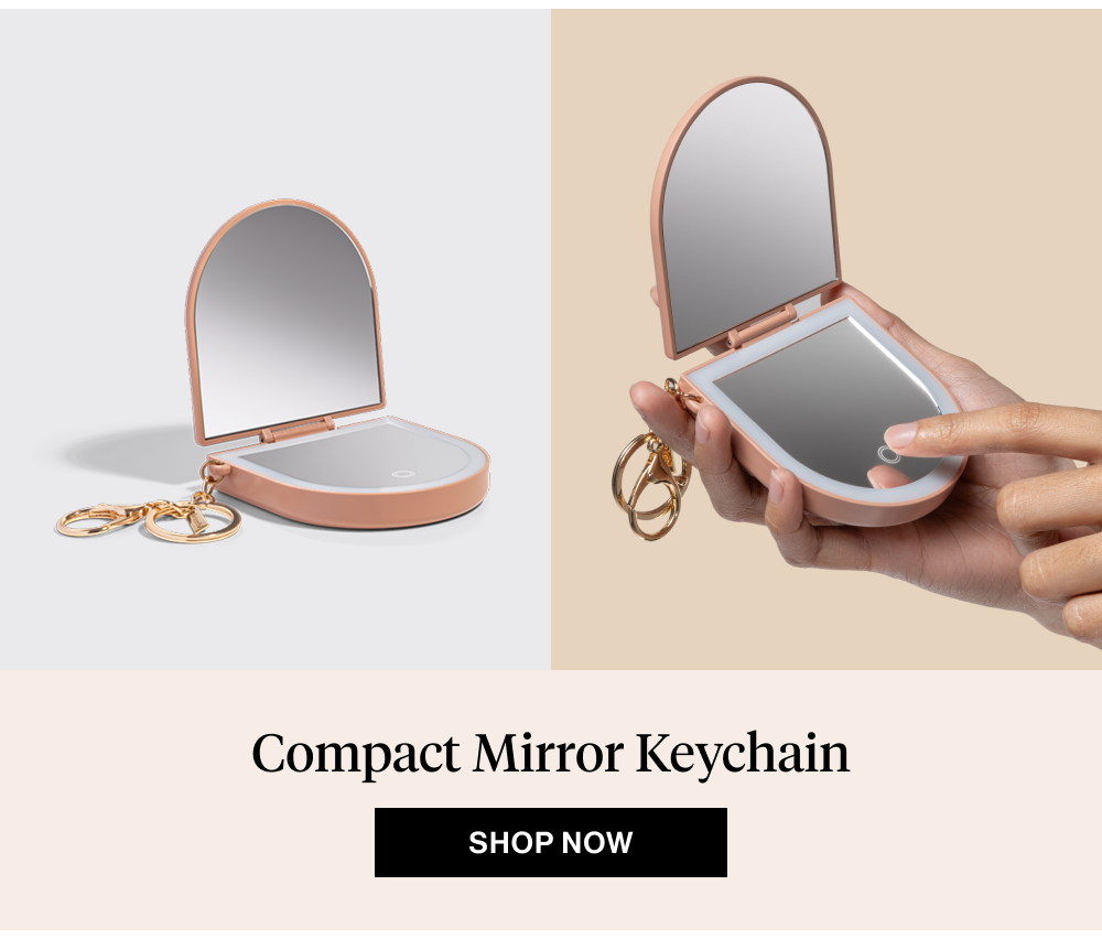 Compact Mirror Keychain
