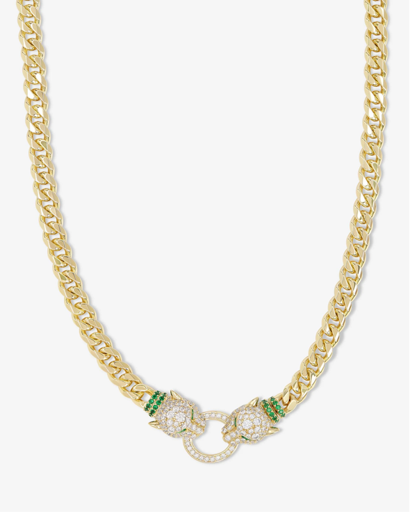 Jaguar Cuban Chain Necklace 6.8mm