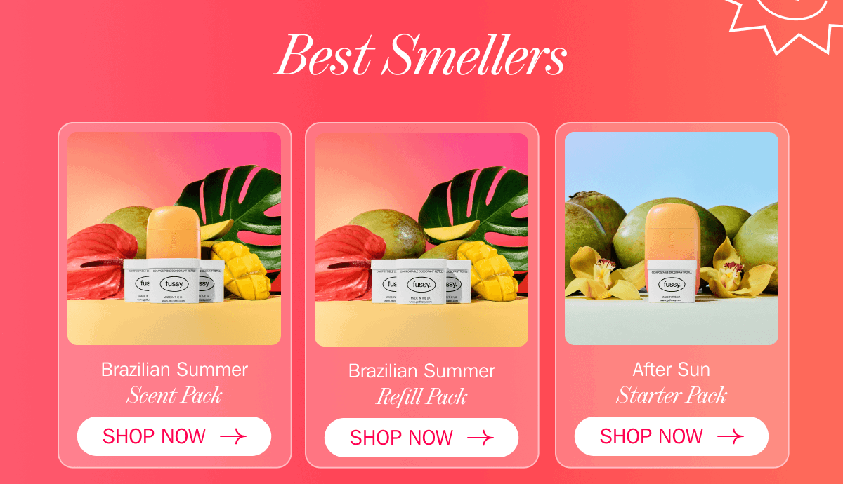Best Smellers - Brazilian Summer Scent Pack - Brazilian Summer Refill Pack - After Sun Starter Pack| SHOP NOW