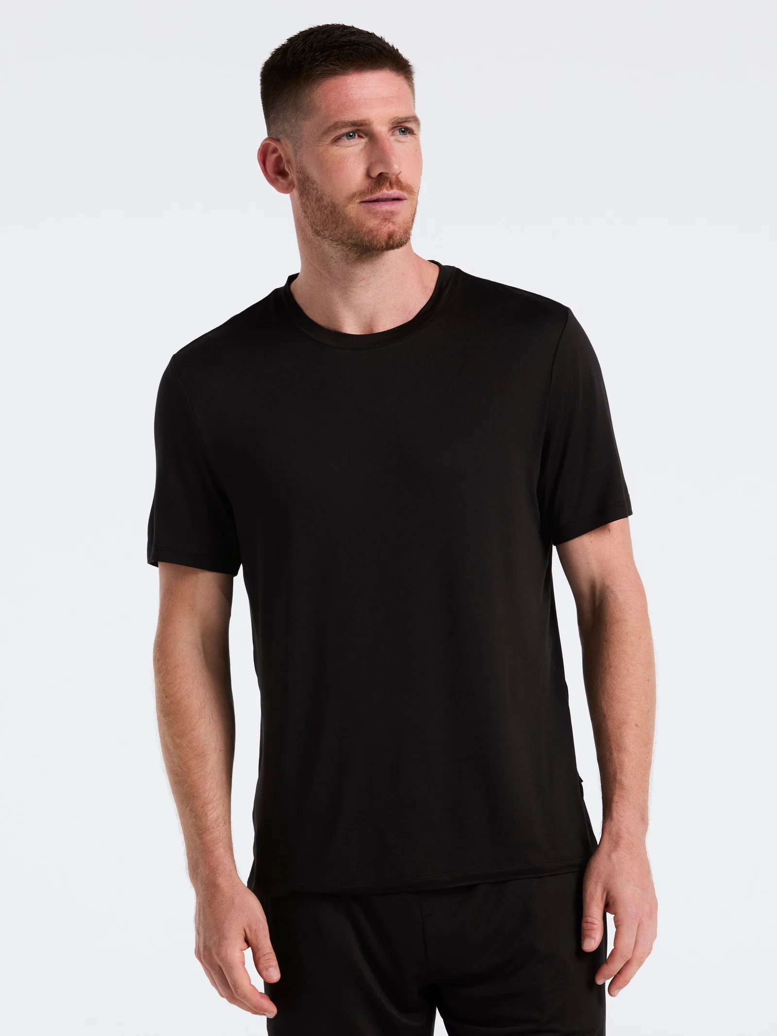 Short Sleeve Jersey Crew Neck Sleep Top Short Sleeve Jersey Crew Neck Sleep Top