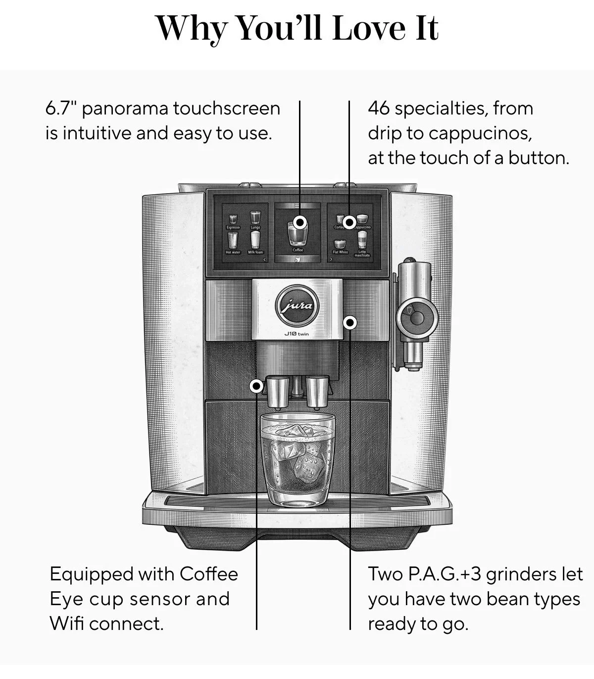 JURA J10 Twin, Onyx