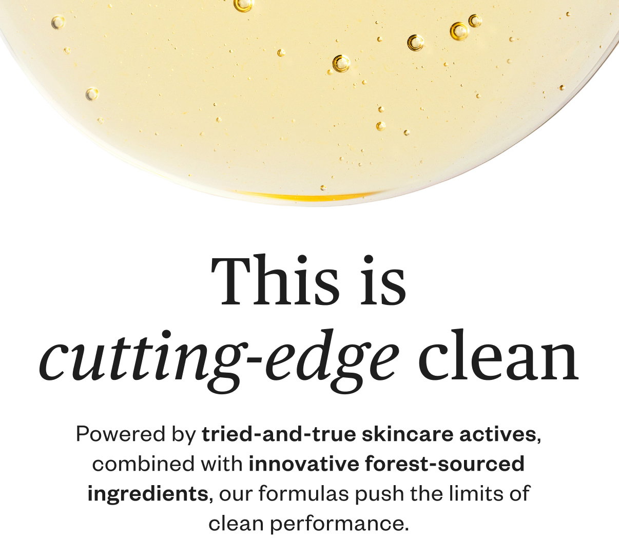 This is cutting-edge clean