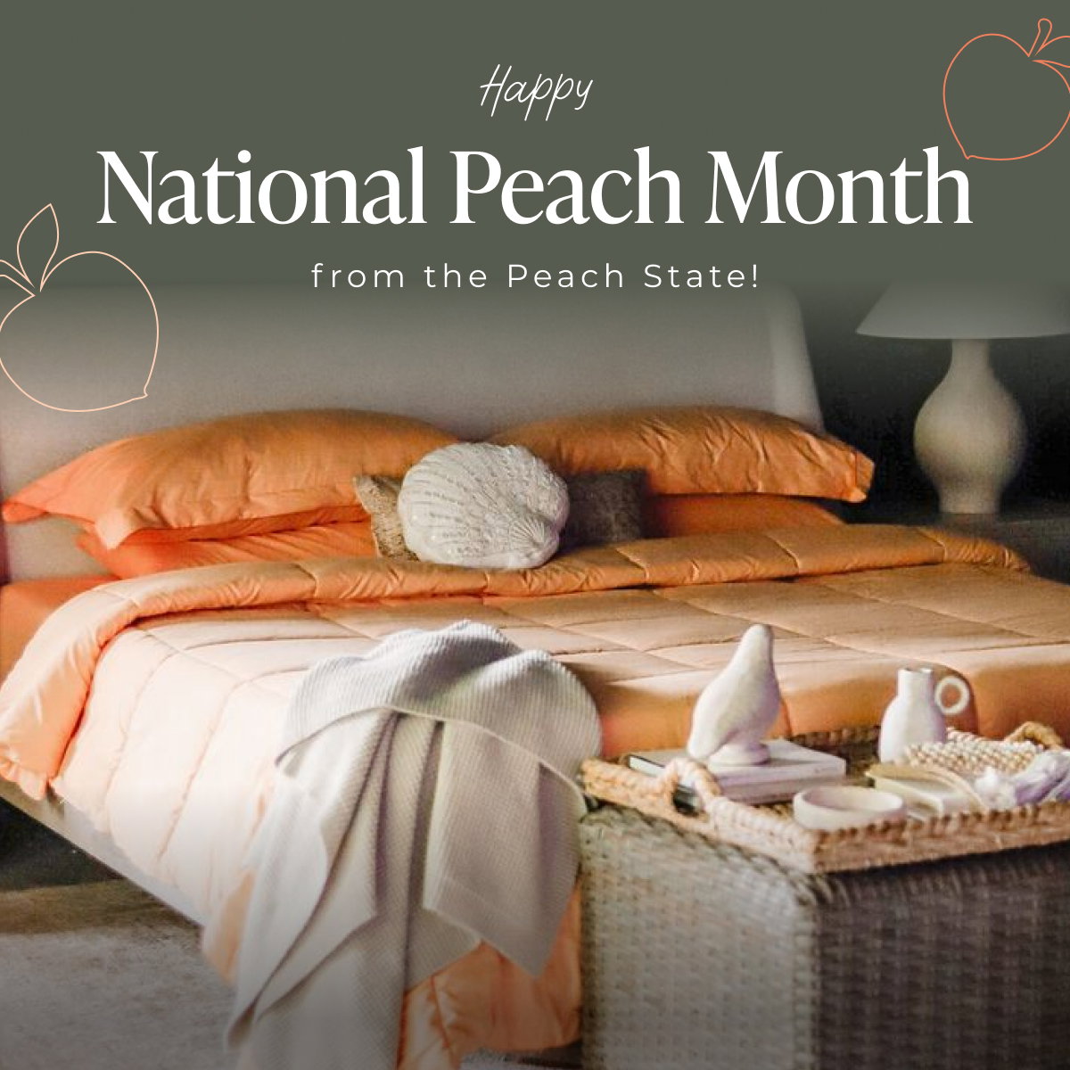 Happy National Peach Month from the Peach State!