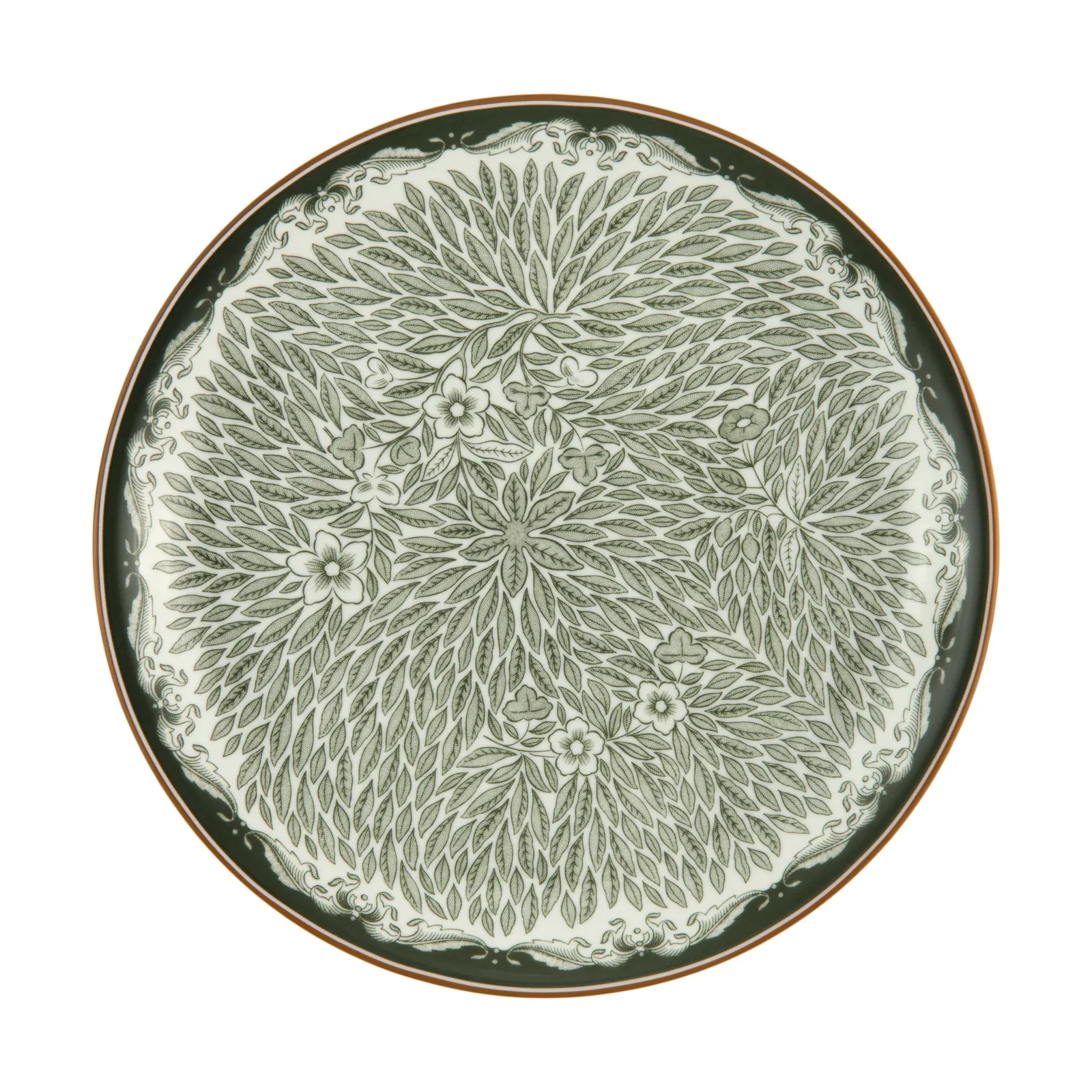 Plato Ostindia Ø20 cm Verde