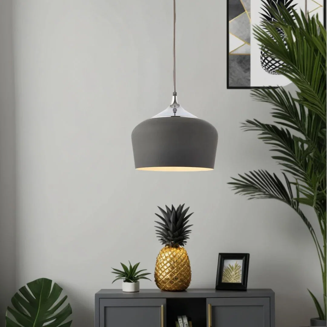 Image of Spitalfields Pendant Ceiling Light Grey