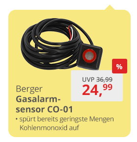 Berger CO-01 Gasalarmsensor für Kohlenmonoxid