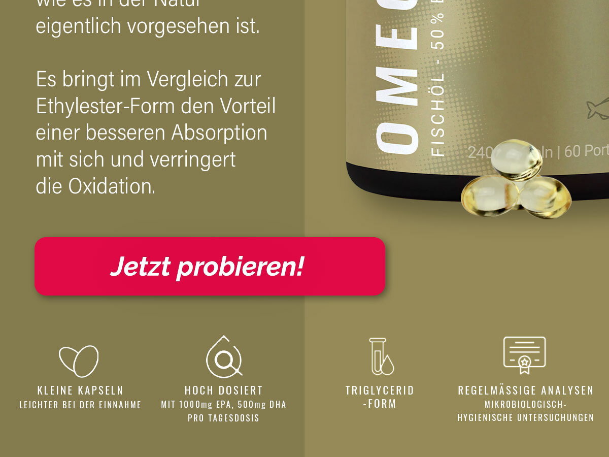 Vorteile von TNT Omega-3 Fischöl Kapseln