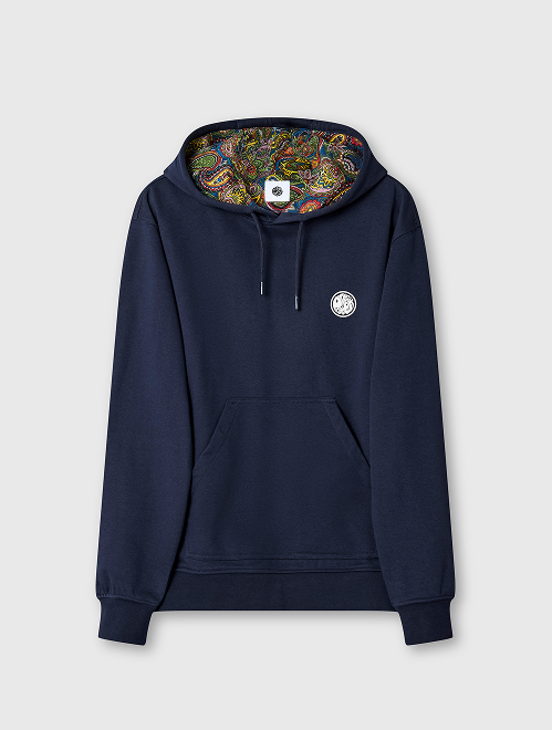 navy lounge hoody