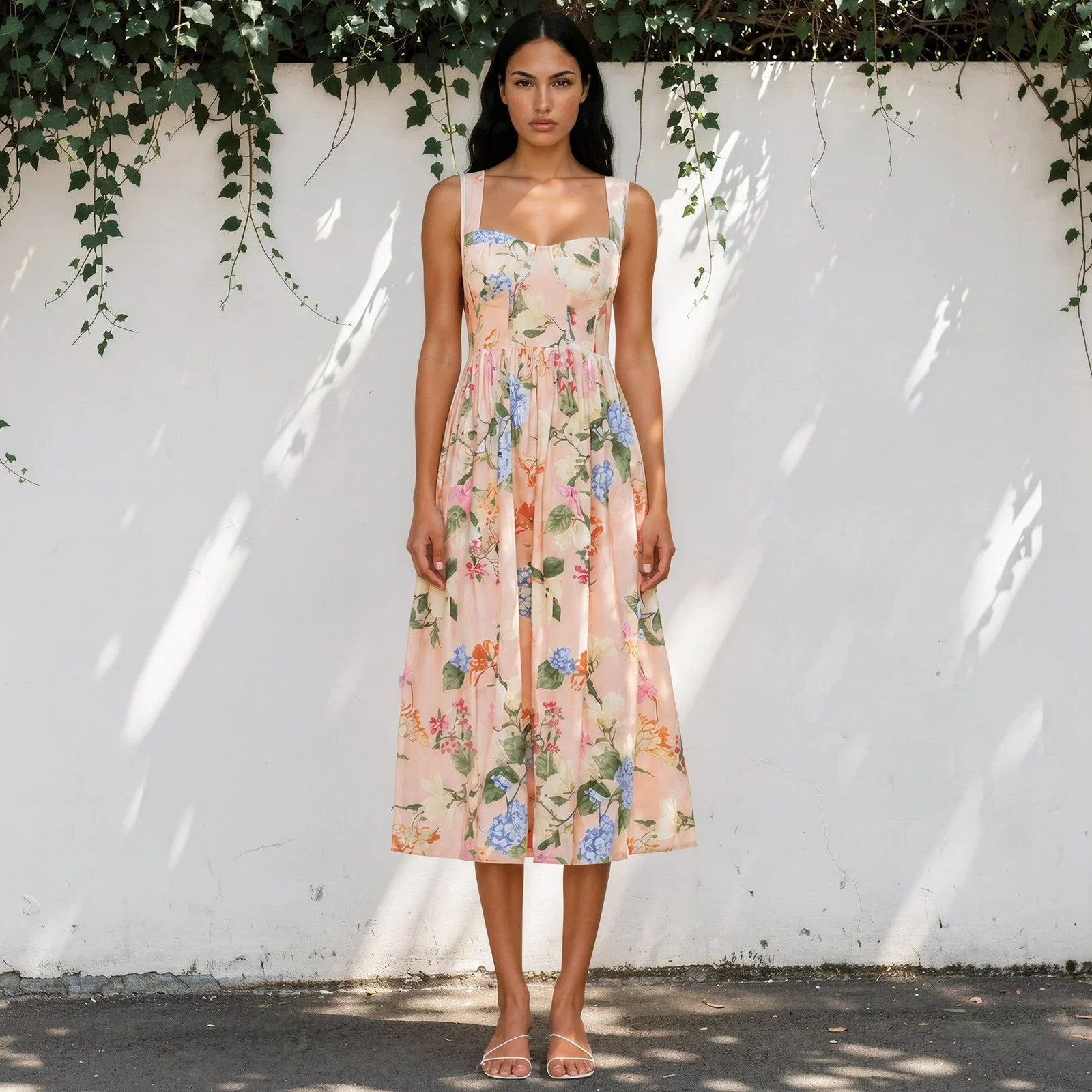 Image of SHAUNA LINEN DRESS