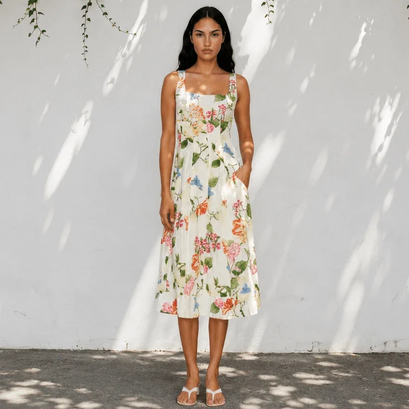 Image of KOA LINEN DRESS