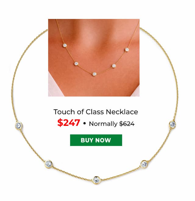 Touch of Class Necklace Gold Clad
