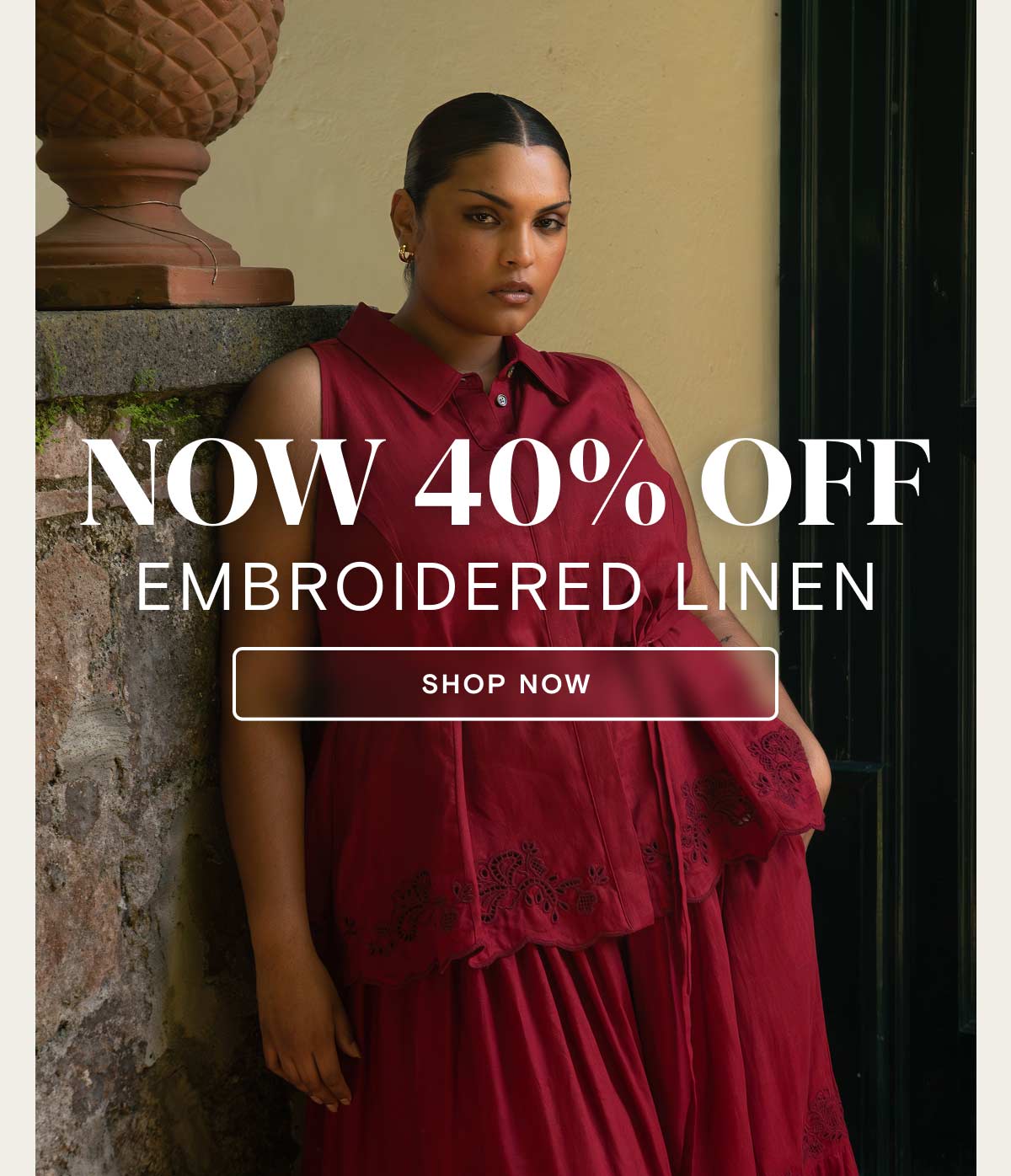 Linen 40% Off