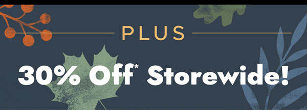 Storewide Savings