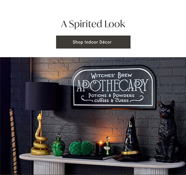 A Spirited Look: Shop Indoor Decor