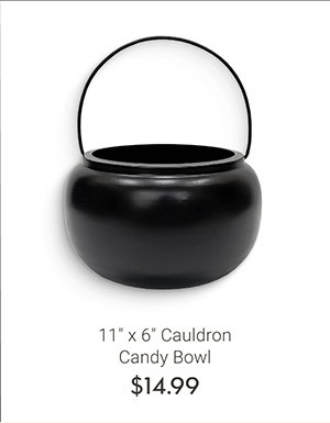 11" x 6" Cauldron Candy Bowl