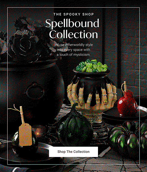 The Spooky Shop: Spellbound Collection: Infuse otherworldly style into every space with a touch of mysticism. - Shop The Collection