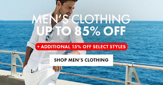EXTRA 15% OFF Select Men's Clothing