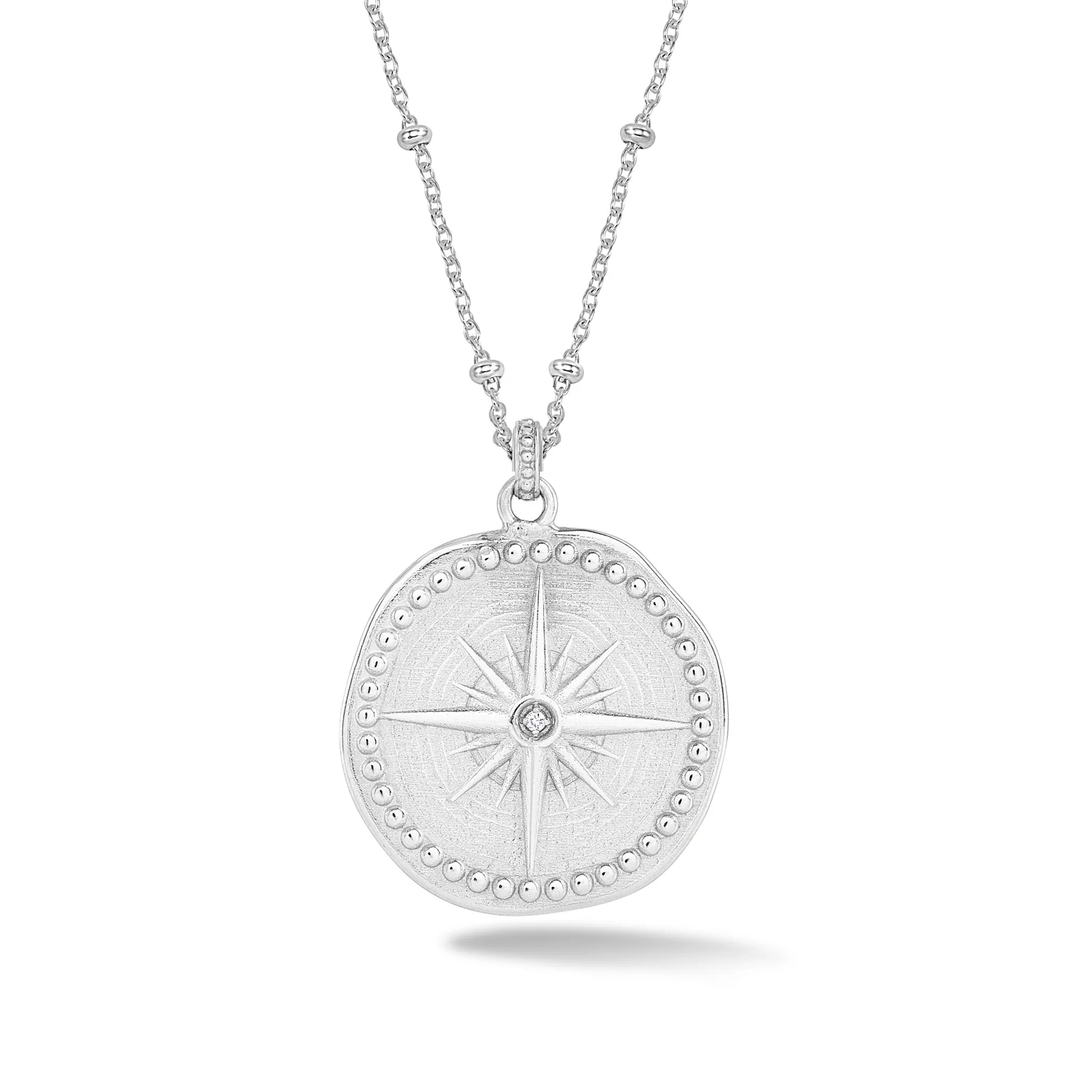 Image of Diamond True North Talisman Necklace