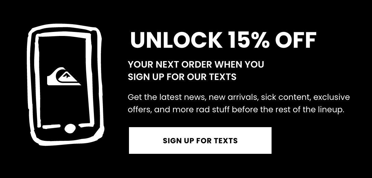 Sign up for texts to get 15% off