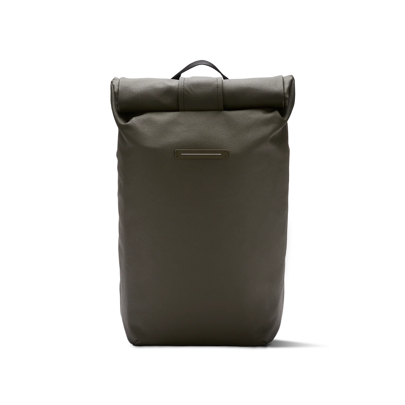 Image of SoFo Rolltop Backpack / Dark Olive / Waxed Canvas