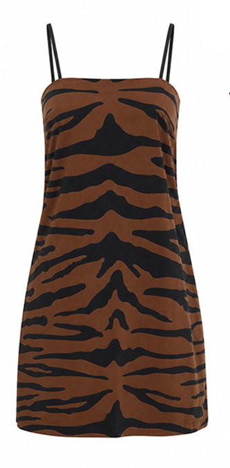 Animal print dress