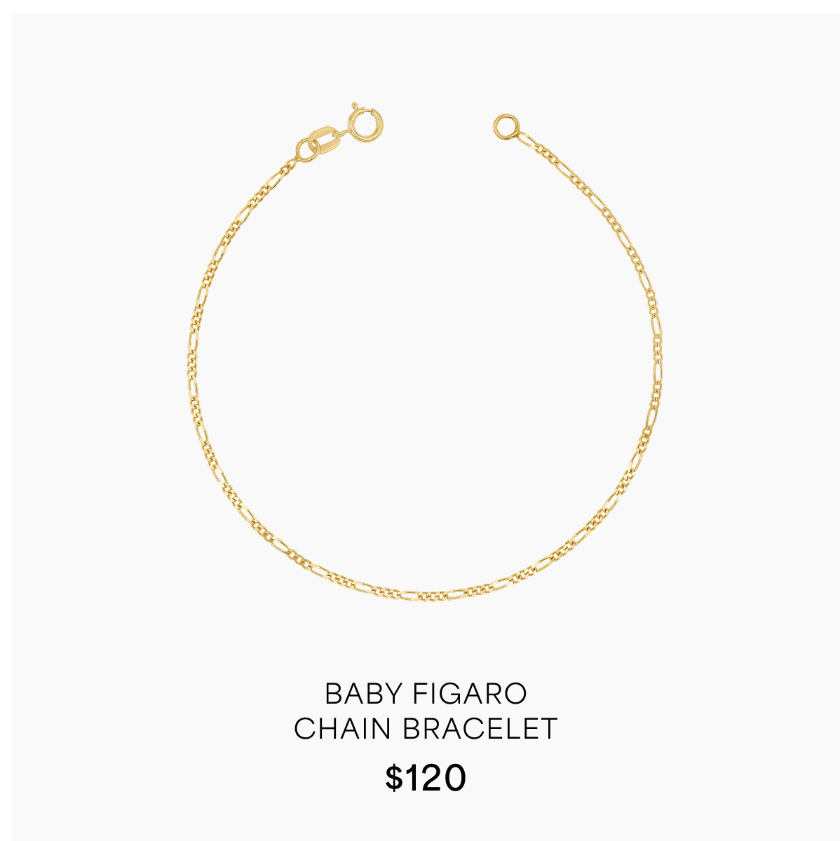 Baby Figaro Chain Bracelet