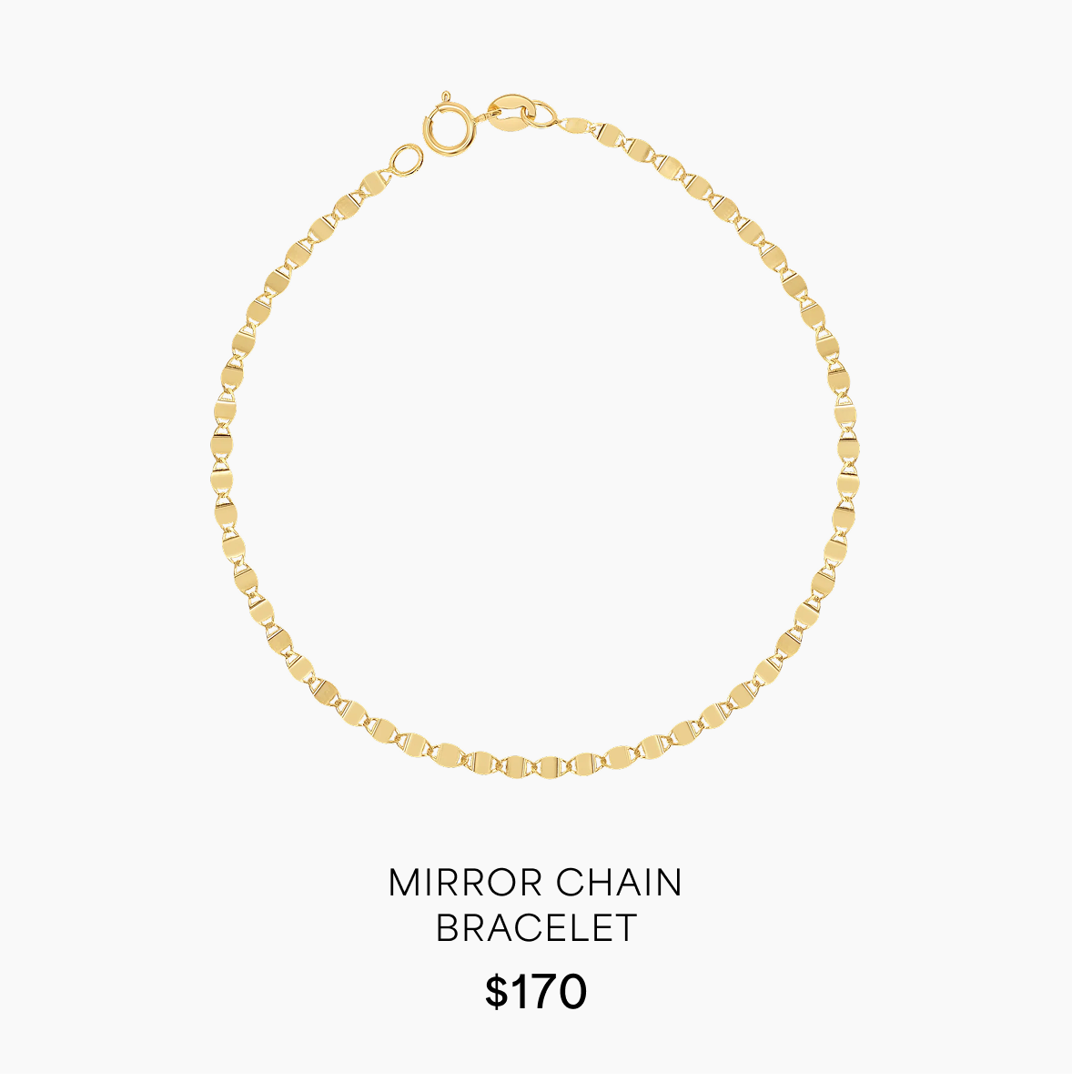 Mirror Chain Bracelet